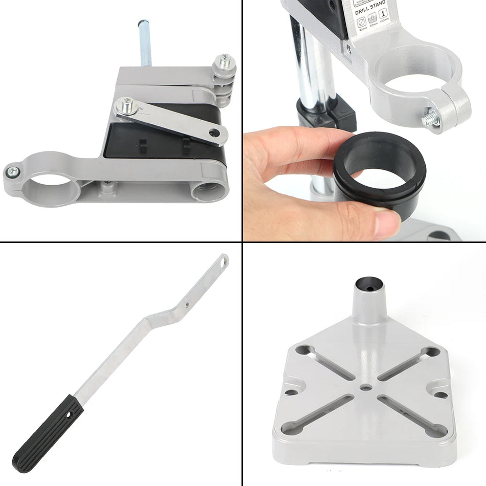 Алюминиевая опора для сверлильного станка, основание для деревообработки, 400 мм, настольная стойка