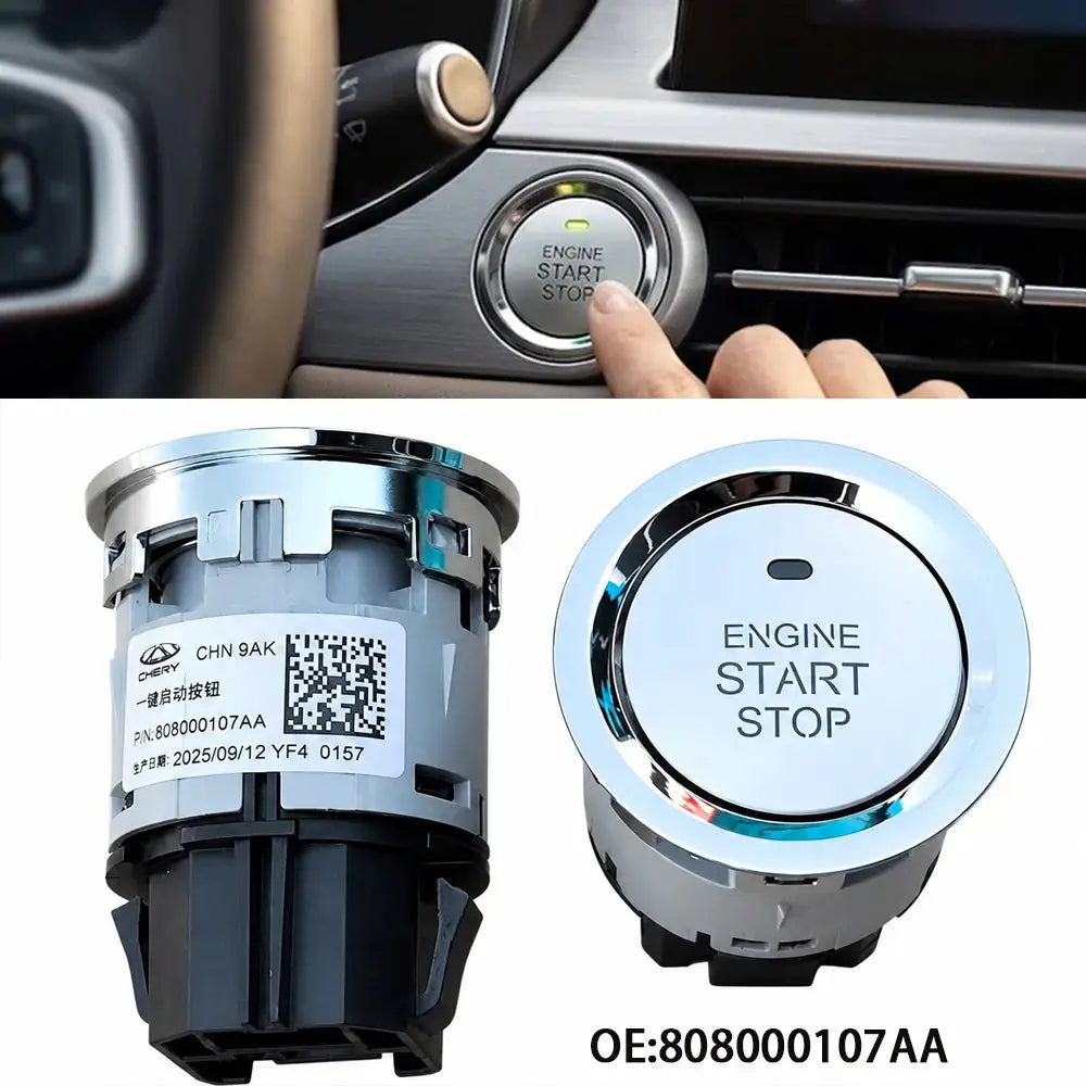Plastic Engine Start Button For Chery Tiggo 4 Pro Omoda S5 808000107AA by InterCyprus Trading Ltd