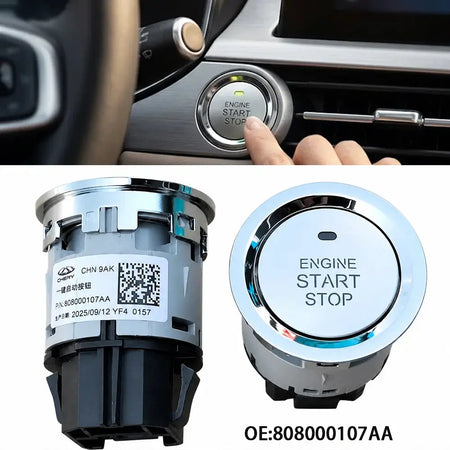 Plastic Engine Start Button For Chery Tiggo 4 Pro Omoda S5 808000107AA by InterCyprus Trading Ltd