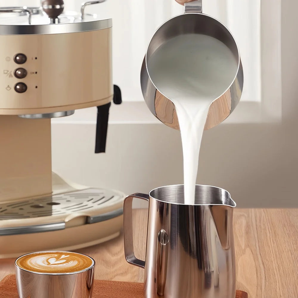 WUWANLI Stainless Steel Coffee Milk Frother Jug &ndash; Professional Barista Quality