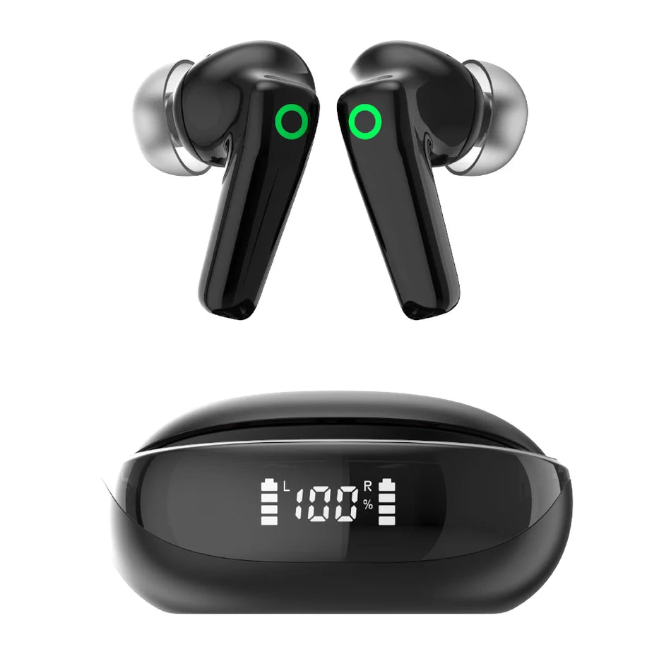 Ładowalne aparaty słuchowe z aplikacją Bluetooth i wyświetlaczem LED
