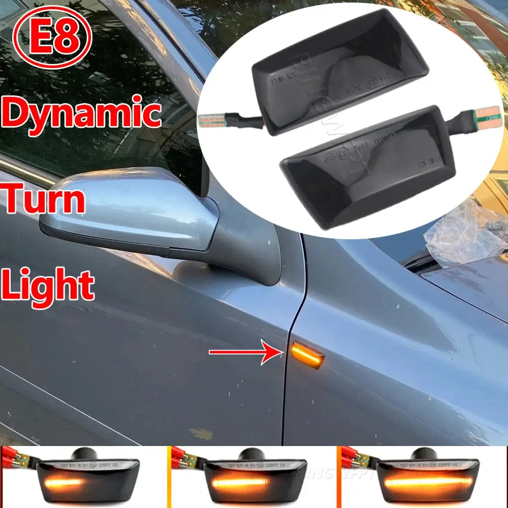 2PCS For Opel Insignia Astra H Zafira B Corsa D For Chevrolet Cruze Led Dynamic Side Marker Turn Signal Light Sequential Blinker by InterCyprus Trading Ltd
