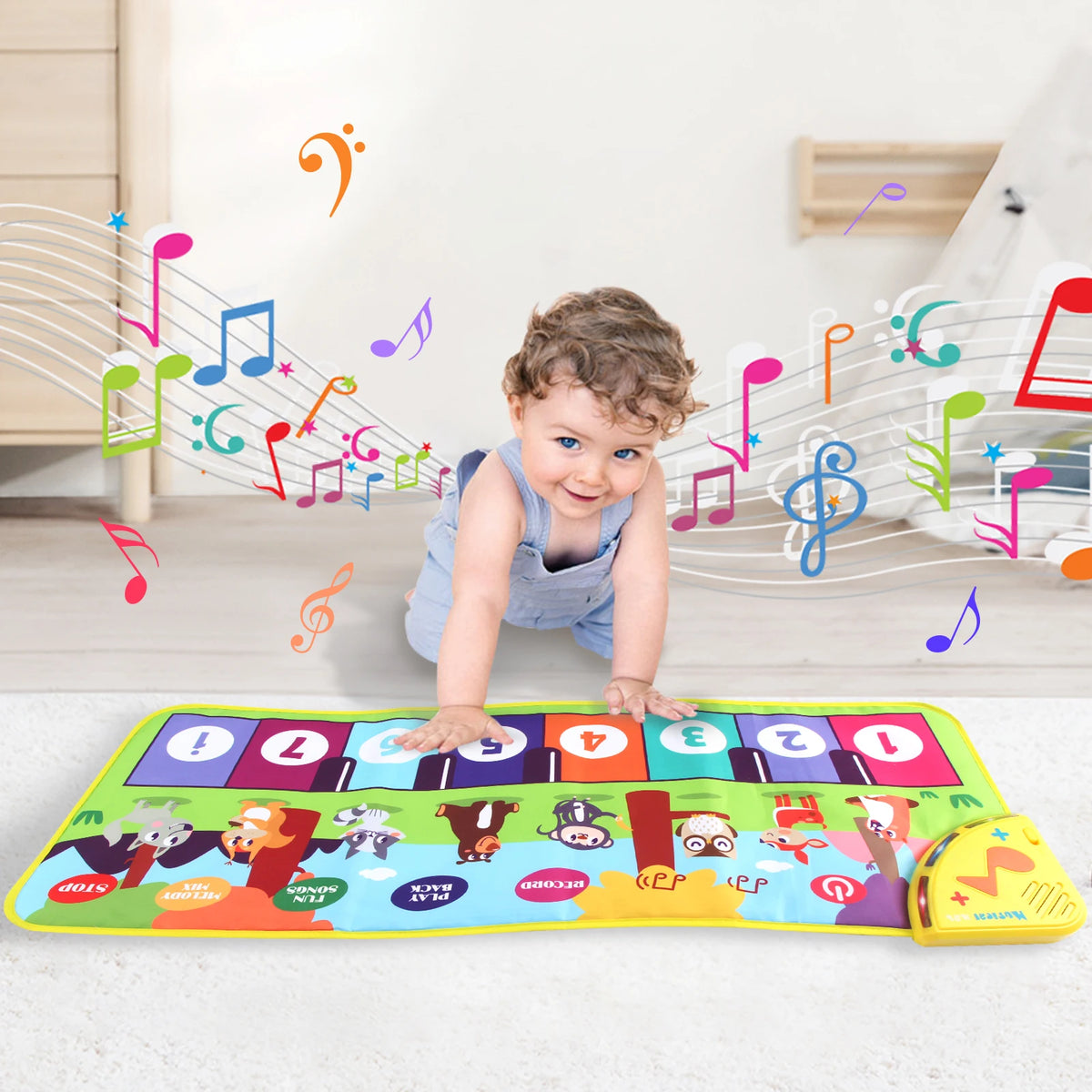Coolplay Music Piano Mat &ndash; Interactive Educational Fun for Toddlers