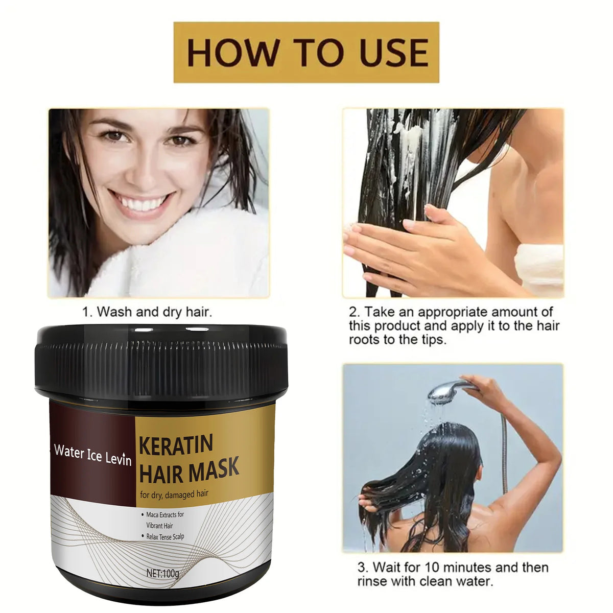 Magical Keratin Hair Mask &ndash; 9 Seconds Frizz Repair and Nourishment