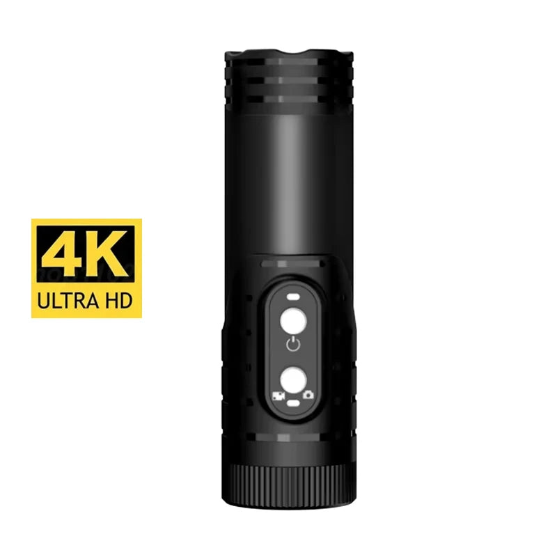 Luxuglow 4K Action Camera &ndash; Waterproof and Anti Shake Black-4K / with 128GB Card