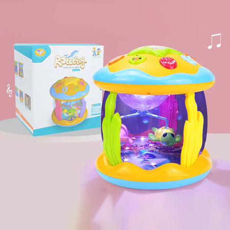 Ocean Light Rotary Projector Musical Toy for Toddlers B