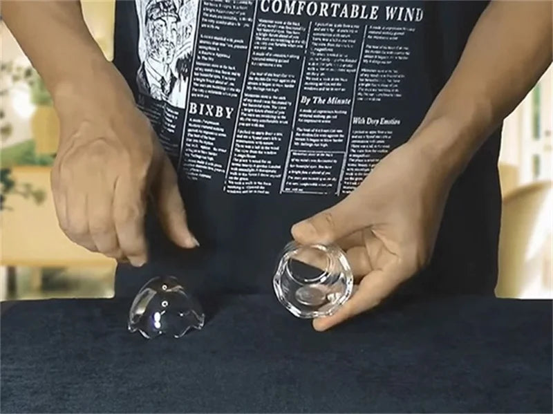 Αστείο Αδύνατο 2 Κοντινό Μαγείας Τρικ Γυάλινο Τρικ