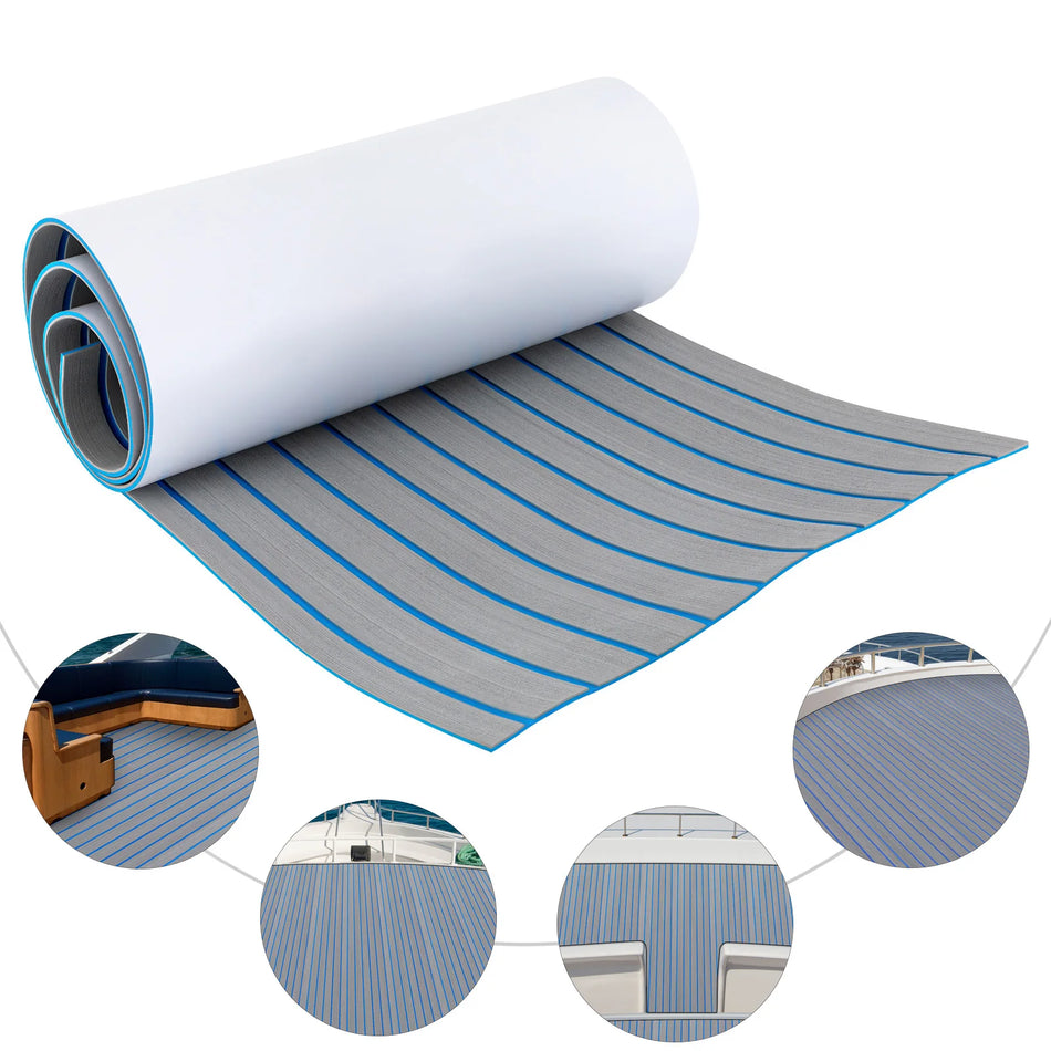 EVA Foam Decking Sheet Faux Teak Marine Mat Non Slip