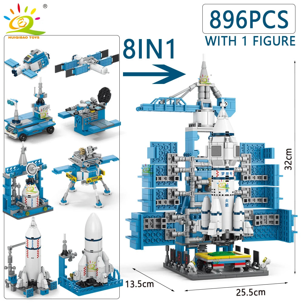 HUIQIBAO Aviation Spaceport Building Blocks Set for Kids NO.12 NO box / CHINA