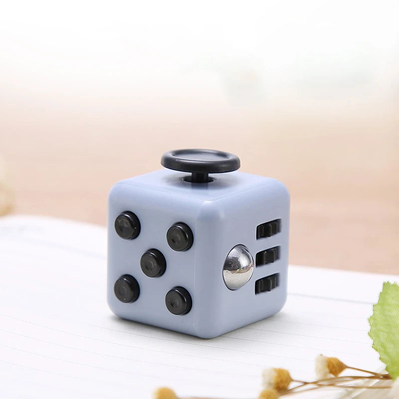 Solid Colour Fidget Decompression Dice for Stress Relief 13