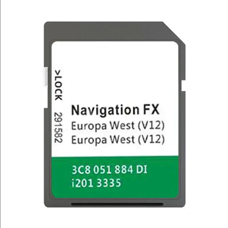 8GB VW FX V12 West Map SD Card RNS310 &ndash; Fast Update