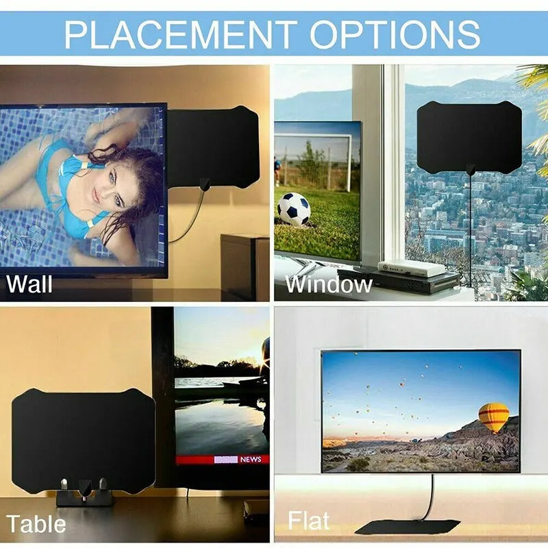 Fomscvka 2025 4K Indoor TV Antenna &ndash; 500 Miles Range Reception