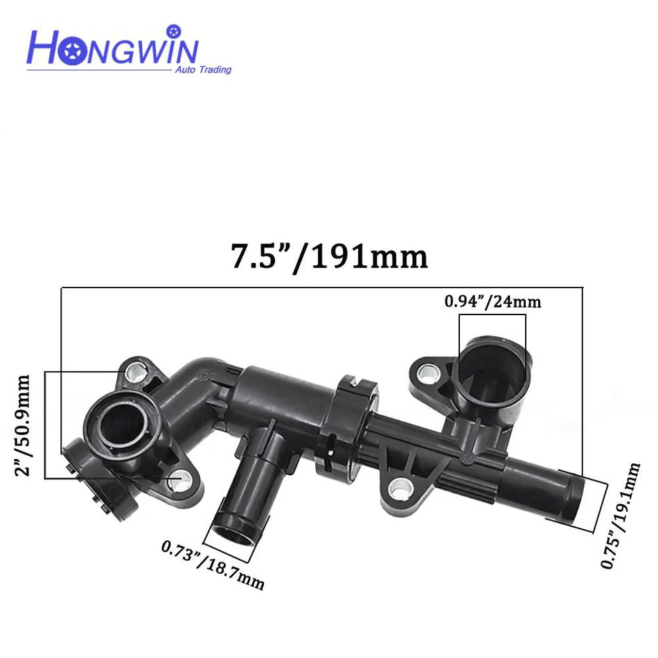 Plastic Oil Cooler Water Valve For Hyundai Sonata Santa Fe Sorento