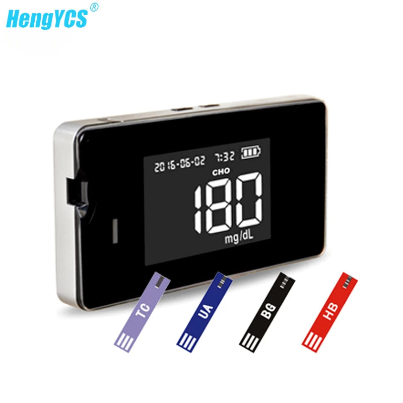 Accu Answer 4 In1 Blood Test Meter &ndash; Diabetes Gout Monitor