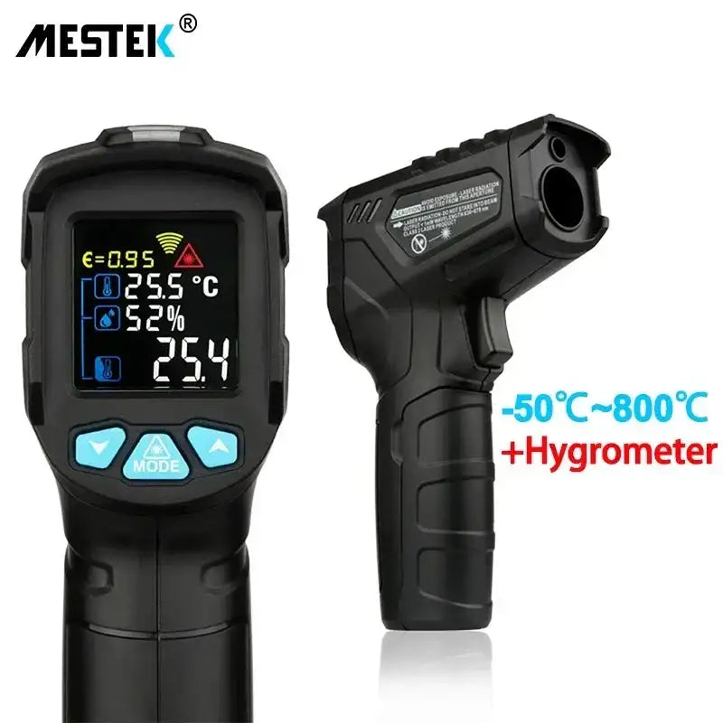 Mestek 50 800C Digital Infrared Thermometer Humidity Meter