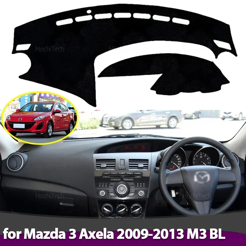 Anti-Slip Dashboard Cover Mat For Mazda 3 Axela BL 2009-2013