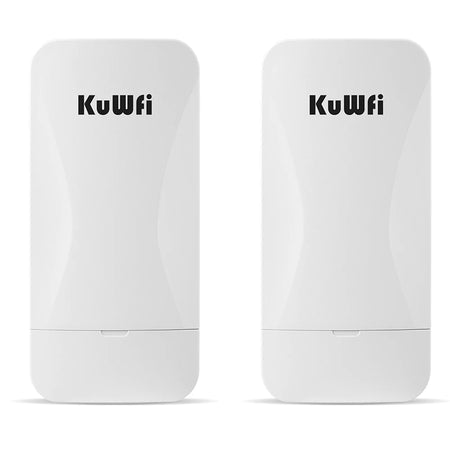 KuWFi 2KM Outdoor CPE &ndash; Ultra Long Range 900Mbps 5GHz 2pcs / CHINA