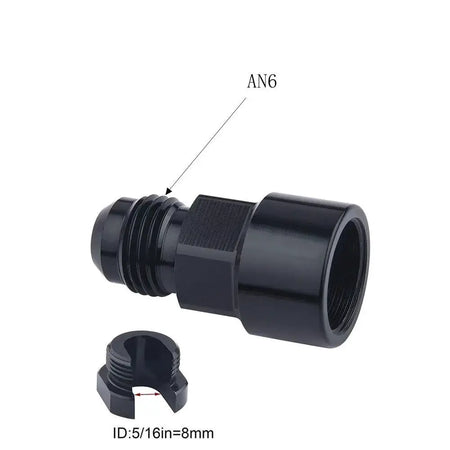 1PC Aluminum 6AN 8AN Male To 3/8" 5/16" Quick Disconnect Male Push On EFI Fitting Adapter Quick Connect by InterCyprus Trading Ltd