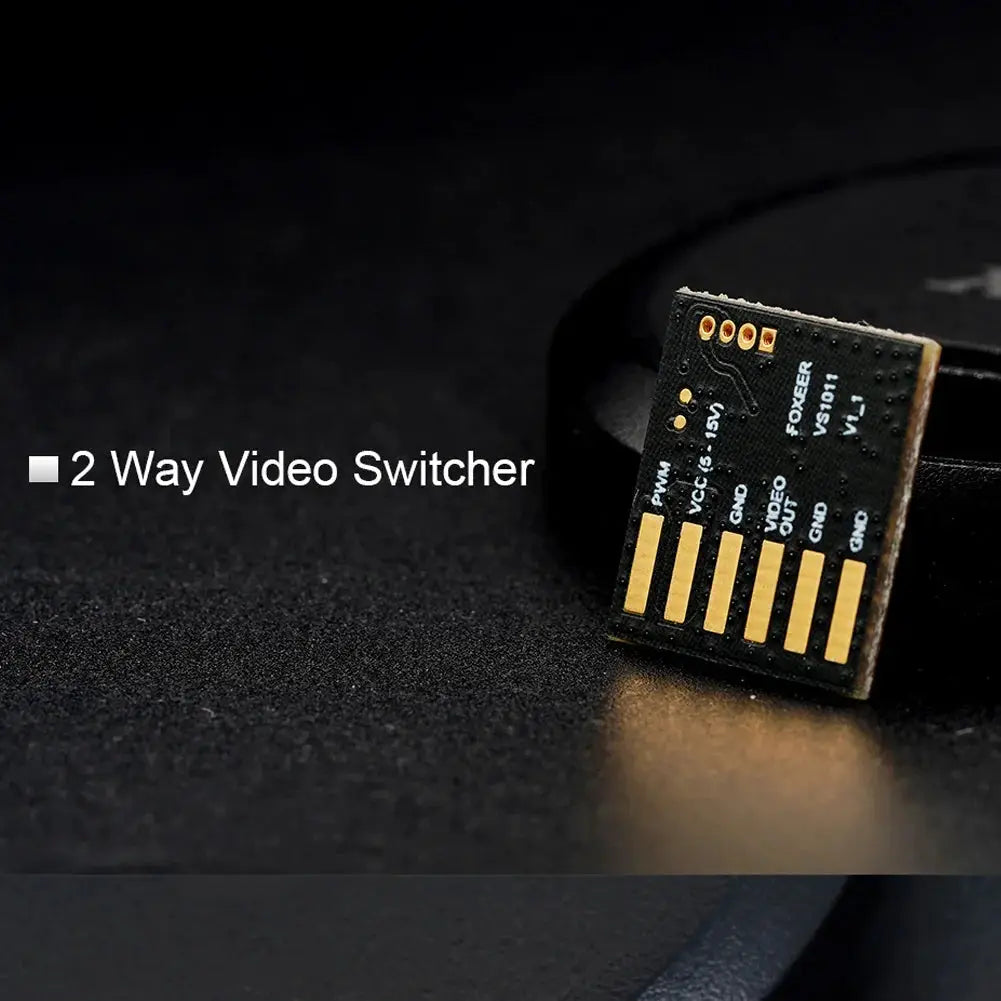 FOXEER 2CH Video Switcher Light Weight Small Size for RC FPV Drone by InterCyprus Trading Ltd