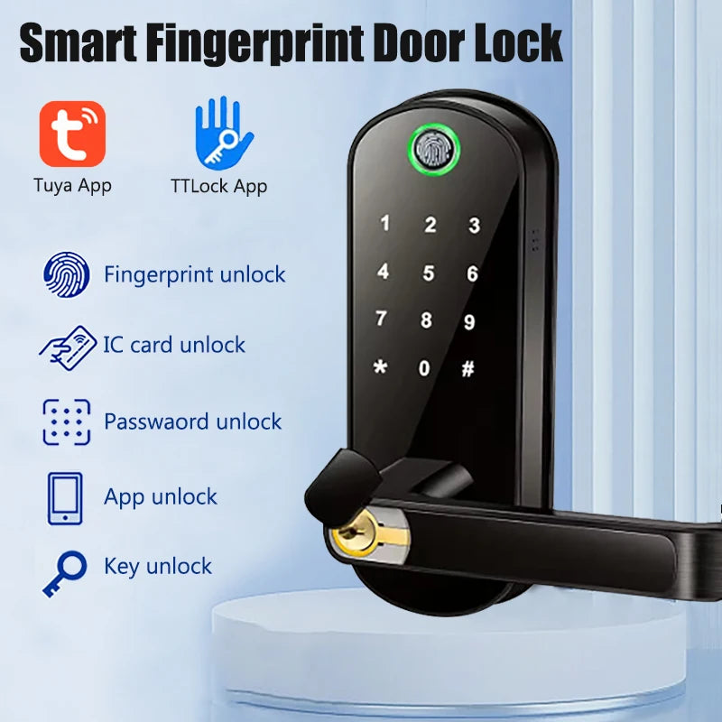 Tuya Smart Fingerprint Door Lock GS313 - Keyless Entry
