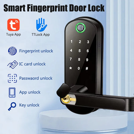 Tuya Smart Fingerprint Door Lock GS313 - Keyless Entry