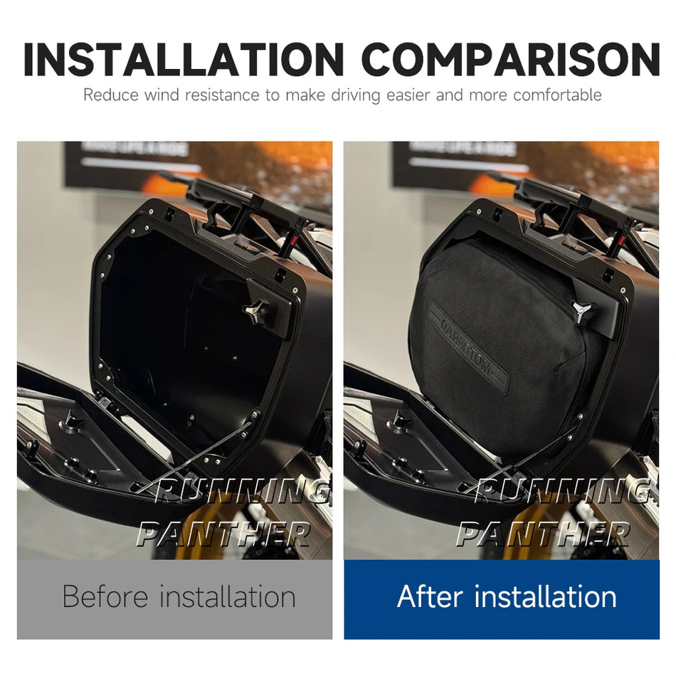 Ūdensizturīga iekšējā soma pannier, 25L-32L liela ietilpība BMW R1300GS