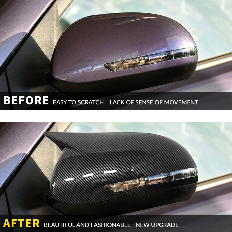 Copertura dello specchietto retrovisore in fibra di carbonio ABS Kia Rio K2 2011 2016