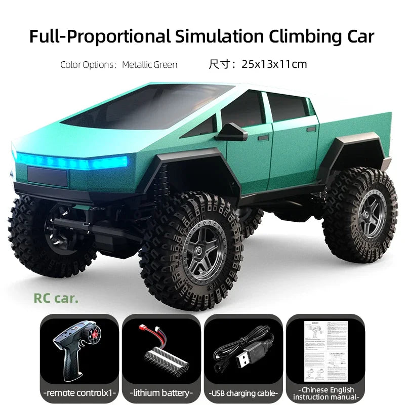 C8818 One Eighteen RC Vehicle &ndash; High Speed 4WD Off Road Metal Green