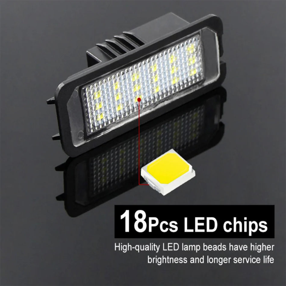 Lumini de număr LED Canbus pentru VW Passat B6/B7, Eos, Polo, Golf 4-7 și Porsche 997