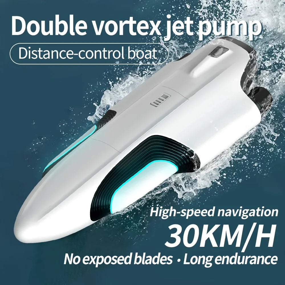 RC Boat S3 High Speed Racing Ship - Waterproof Dual Turbojet