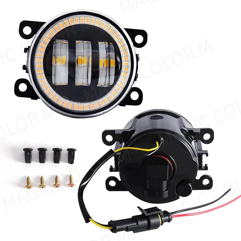 Angel Eye Fog Light For Ford Focus Fusion Fiesta Ranger C-Max Transit Tourneo EcoSport Edge Car DRL Fog Driving Lamp LED Lens by InterCyprus Trading Ltd
