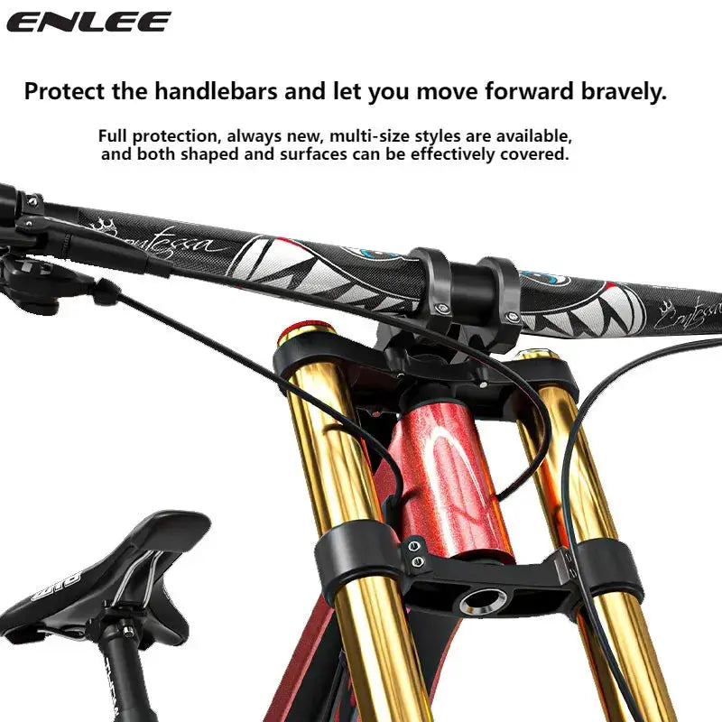 ENLEE Bicycle Handle Protective Film Road Mountain Bike Handle Horizontal 3M Sticker Anti-Scratch by InterCyprus Trading Ltd