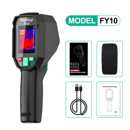 MASTFUYI FY12 Handheld Professional Infrared Thermal Imaging Camera for Industrial and Household Use (-20u2103 to 550u2103) black