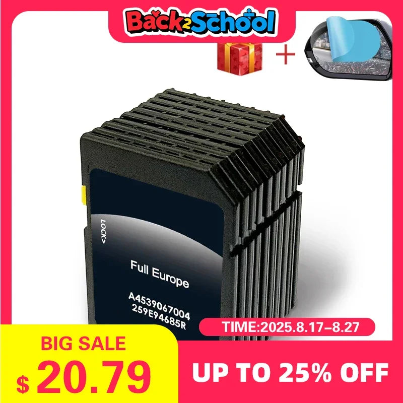 Smart 453 A4539067004 SD Card &ndash; Europe Wide Map Update