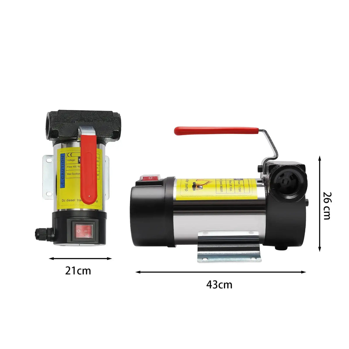 Suction Pump Kit 45/50/60L/min &ndash; Self Priming Oil Extractor 45L min 175W / GERMANY