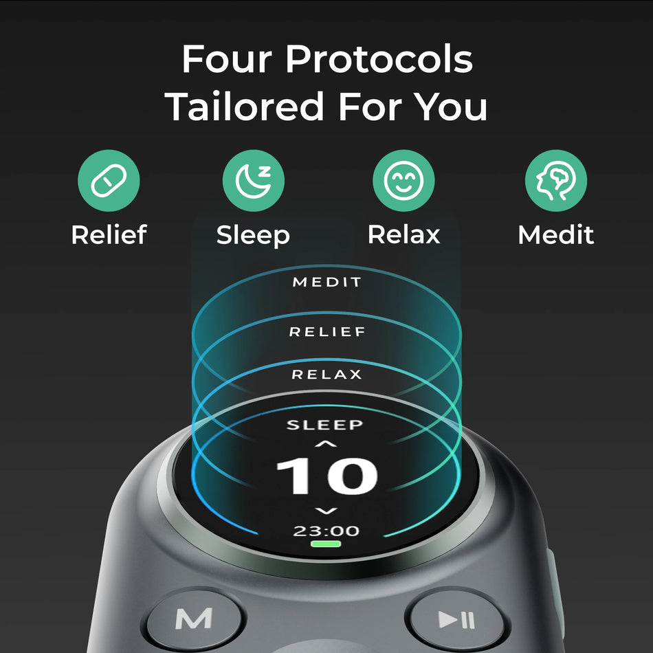 Vagus Nerve Stimulator for Sleep and Stress Relief HRV Training Mindfulness