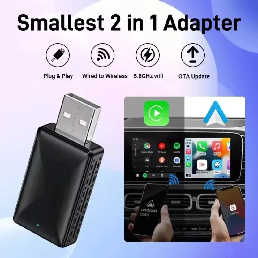 Carplay Android Auto Wireless Adapter &ndash; Android Auto Ready
