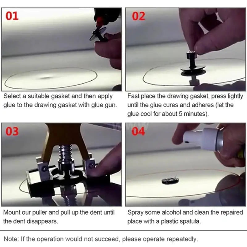 Adjustable Car Dent Puller Suction Cup Paintless Repair Kit