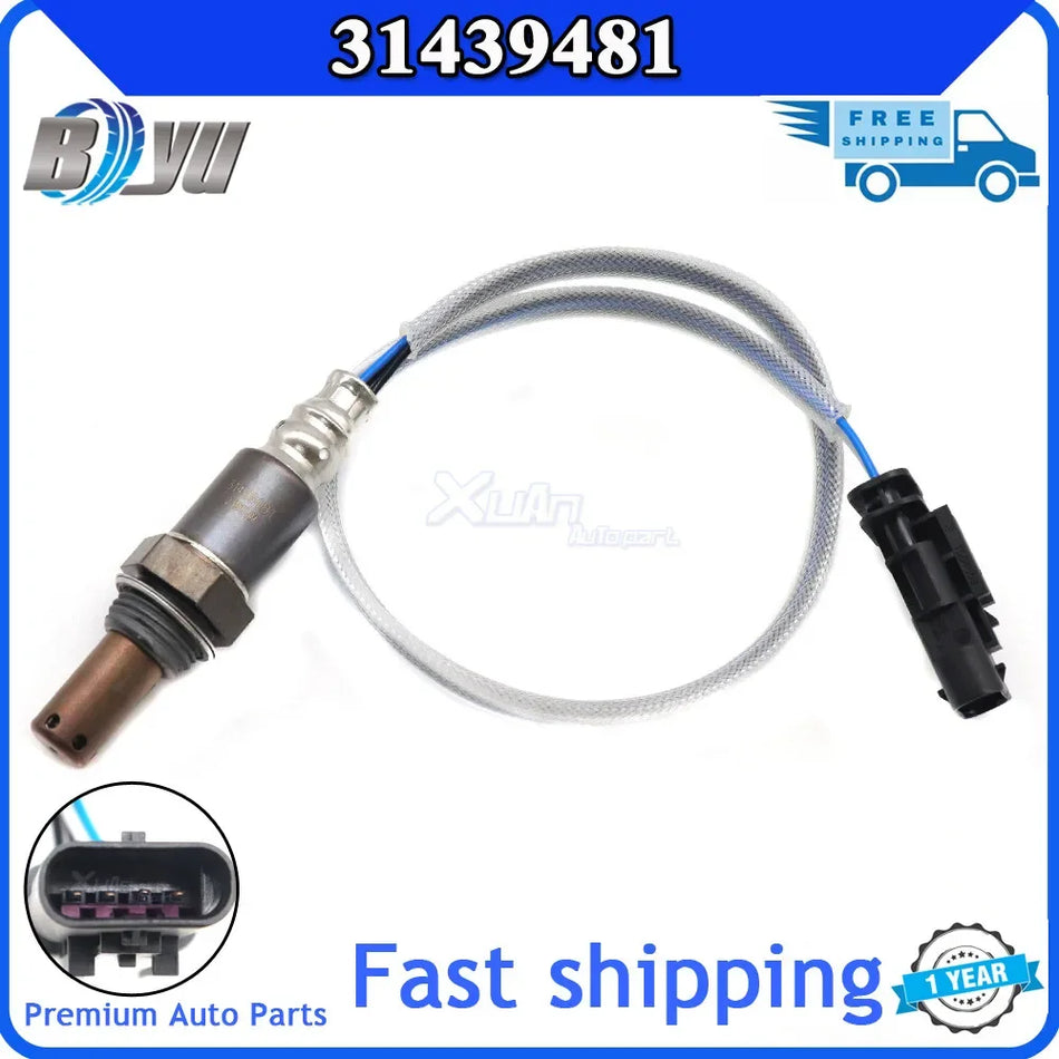 Volvo S60 S90 V60 V90 XC60 XC90 için Isıtmalı Oksijen Sensörü Aşağı Akış 31439481 Doğrudan Uyumlu Yedek Parça