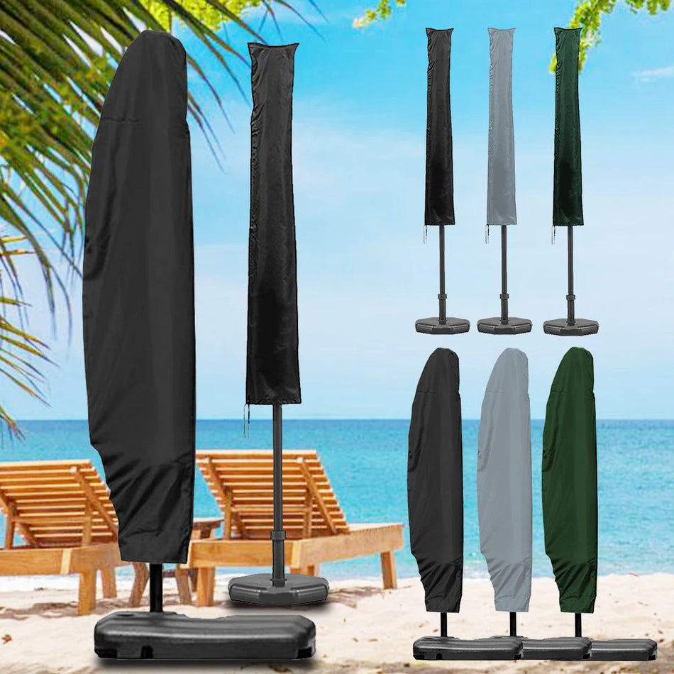 Housse de parasol cantilever étanche pour patio extérieur