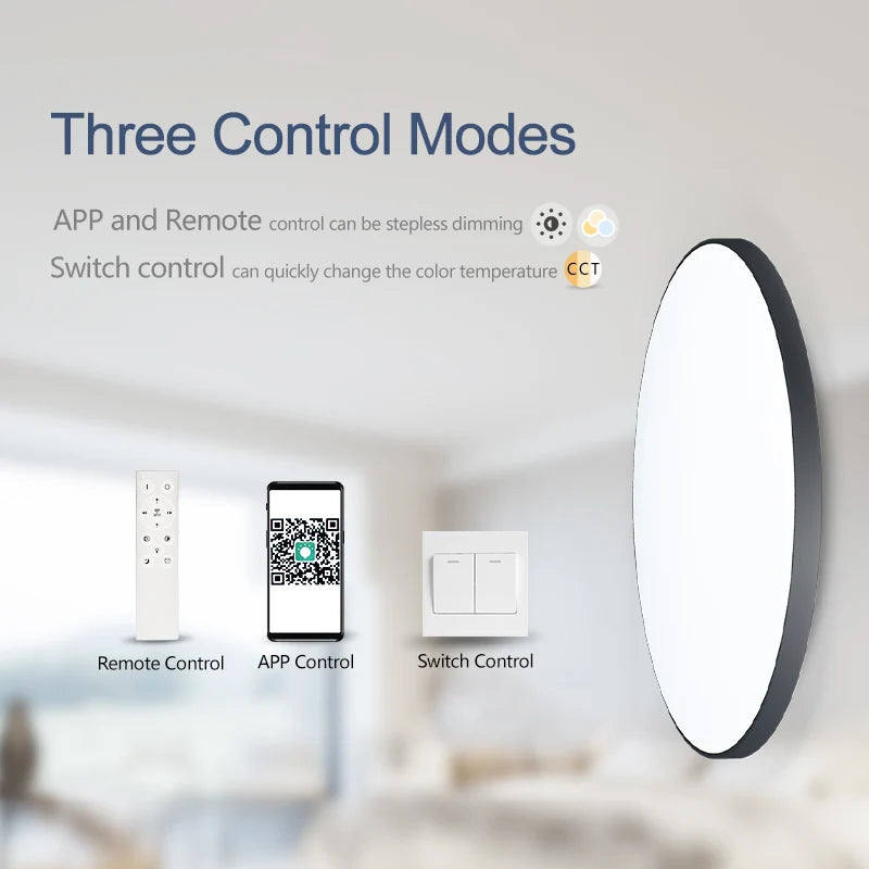 MARPOU Smart ceiling lamp led lamp for bedroom ceiling lights with Remote control Dimmable led lights for room Living room
