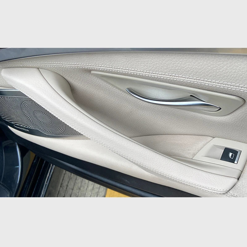 Ādas interjera durvju rokturi BMW 5. sērijai F10 F11 F18