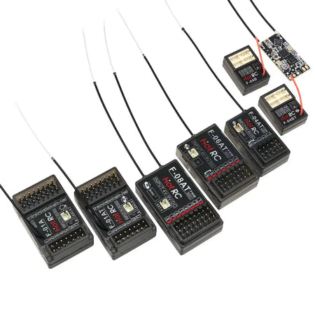 HOTRC 2.4Ghz F-04A F-06A F-08A F-01A F-04AT F-06AT F-08AT F-01AT with Gyro Light 4/6/8Ch Rc Receiver for Hotrc Rc Transmitter by InterCyprus Trading Ltd