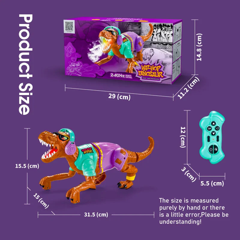 Spray Dinosaurs Infrared RC Animal &ndash; With Light and Spray