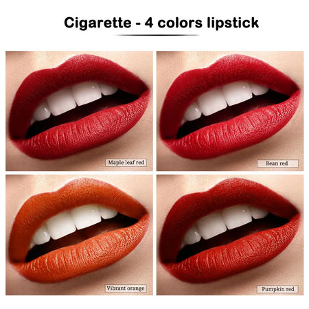 Creative Cigarette Lipstick Set - Long Lasting Matte Velvet Tint