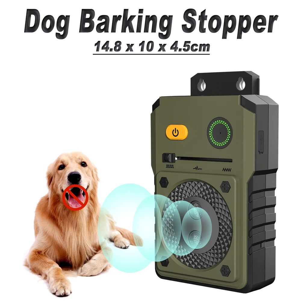 Dog Barking Stopper Wall Mount &ndash; 3 Modes With 50Ft Range