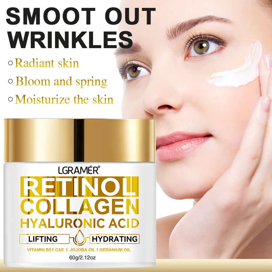 Retinol Anti-Aging Moisturising Face Cream with Hyaluronic Acid