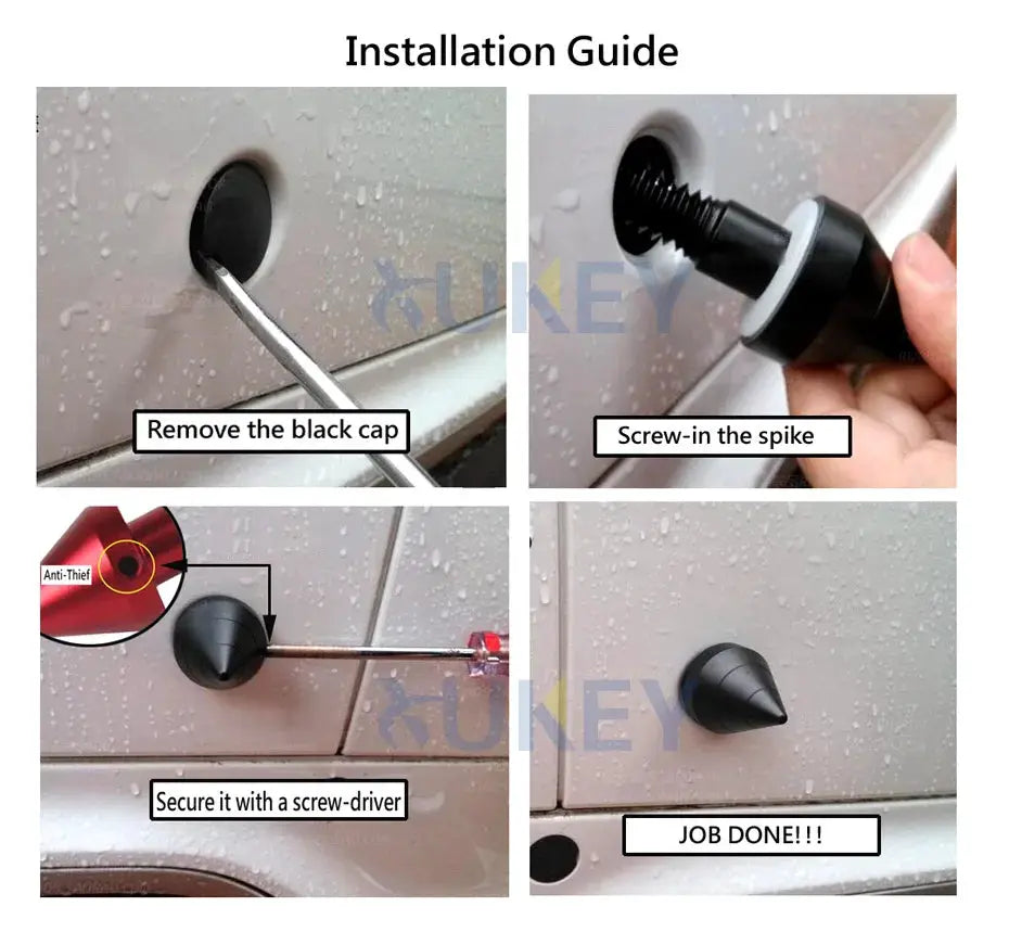 Car Rear Bumper Spike Guard Protector for Benz SMART Fortwo W 451 W451 2008 2009 2010 2011 2013 2014 Anti Collision Clips by InterCyprus Trading Ltd