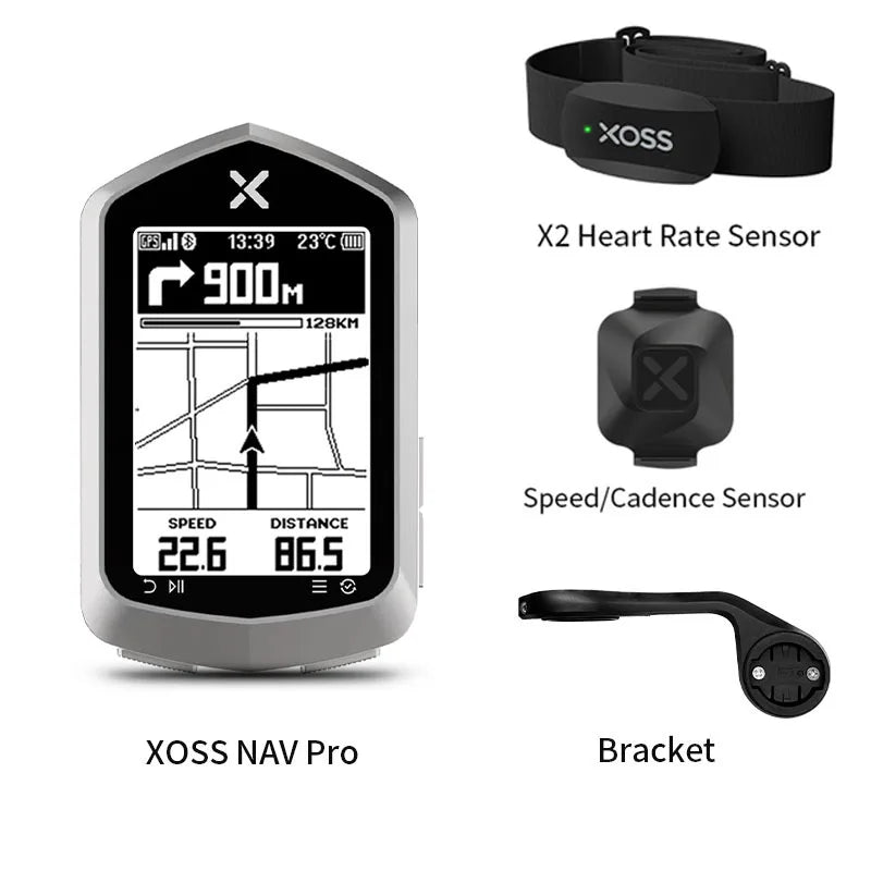 Xoss Nav Pro &ndash; Upgraded GPS Cycling Navigation Nav Pro Set D