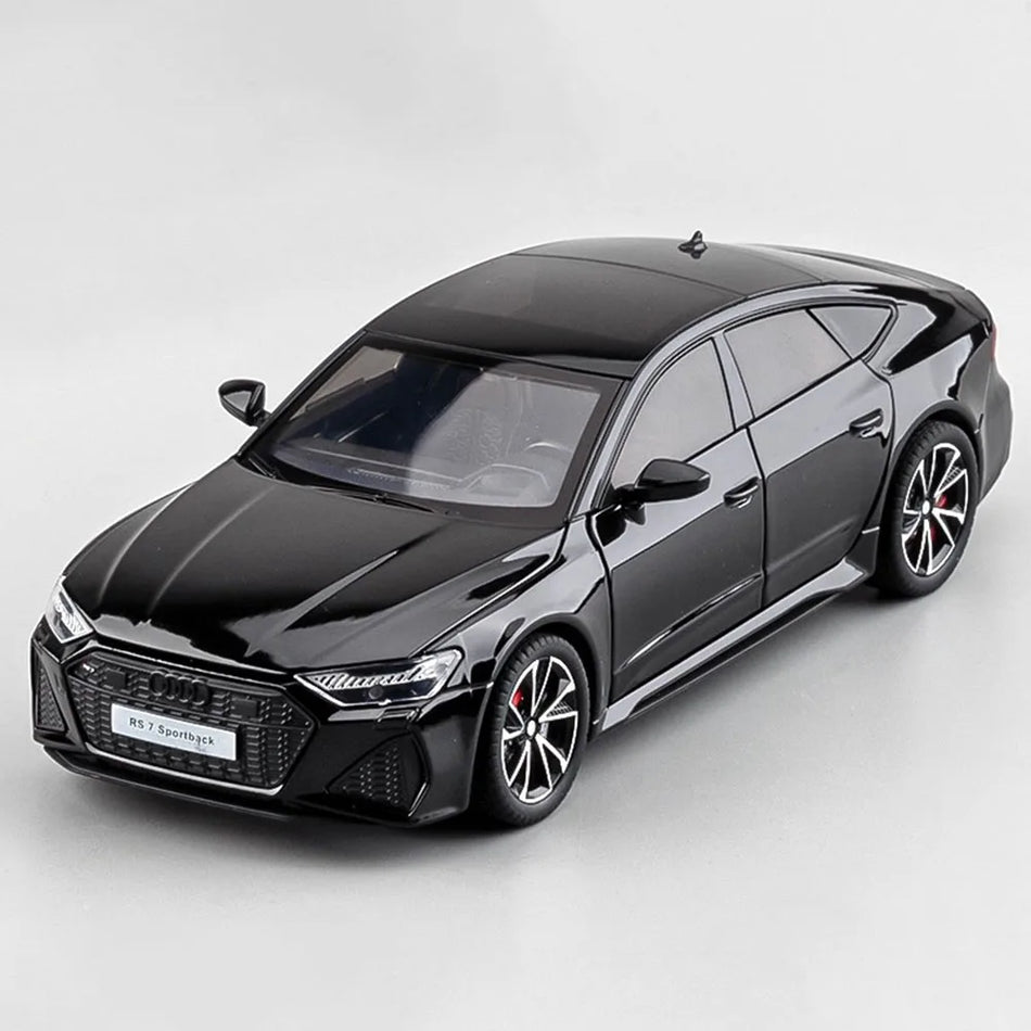 Diecast model auta 1:24 se zvukem a světly pro Audi RS7 a R8